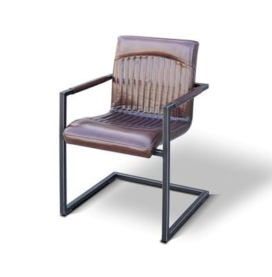 scaun stil scandinav piele