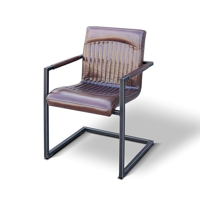 scaun stil scandinav piele