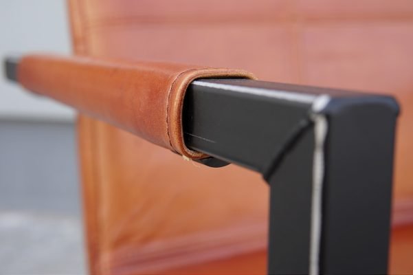 scaun piele cognac 1