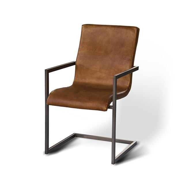 scaun stil scandinav piele