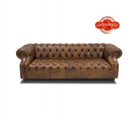 canapea chesterfield piele antichizata