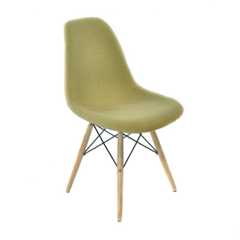 Scaune Scaun verde tapitat textil YORK FABRIC scaun scandinav