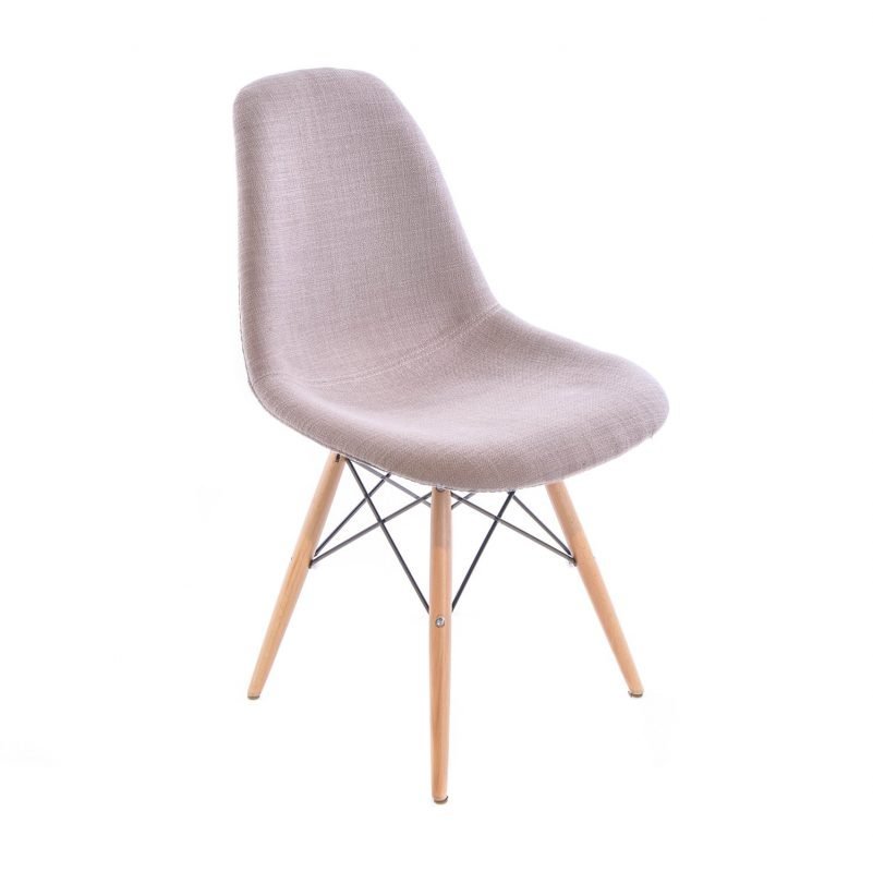 Scaune Scaun gri tapitat textil YORK FABRIC 2 scaun scandinav