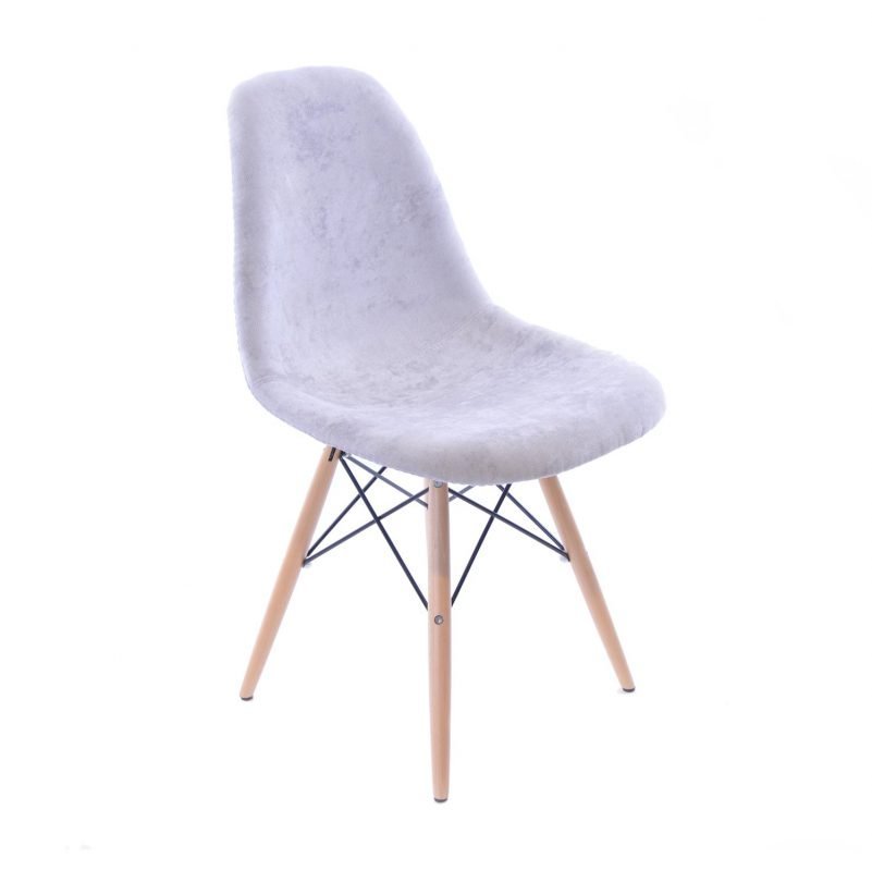 Scaune Scaun gri tapitat textil YORK FABRIC 1 scaun scandinav