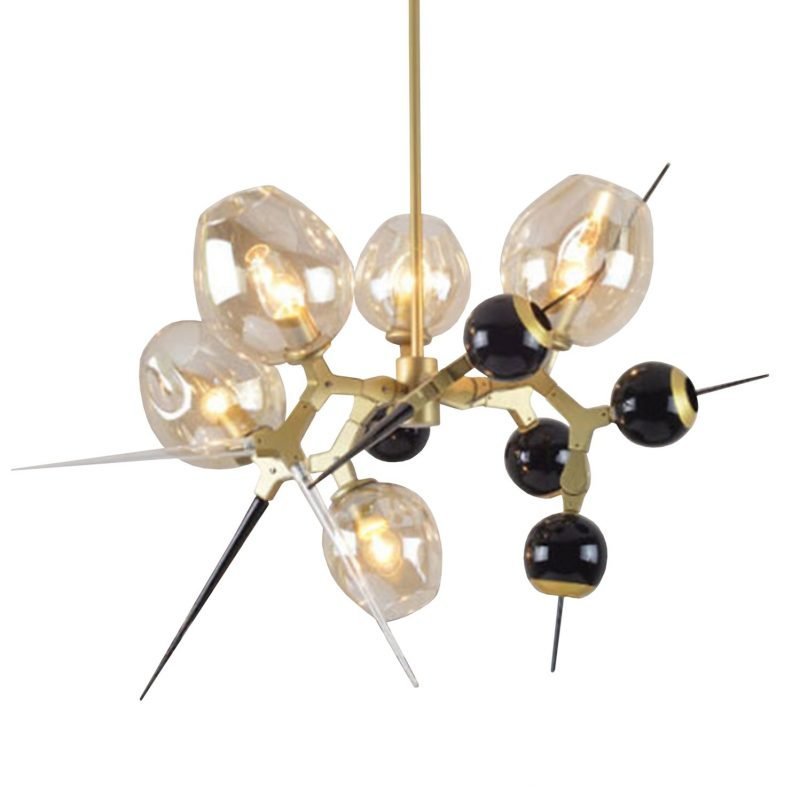 Candelabre Candelabru auriu de metal NEBULA S2 candelabre