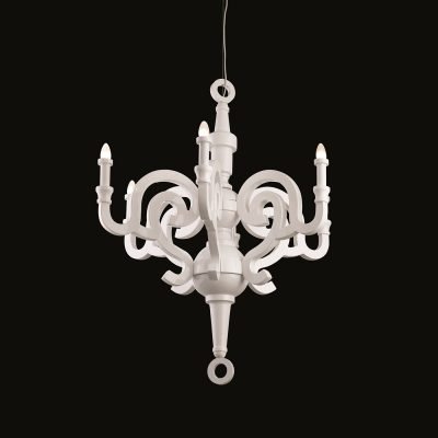 candelabru alb