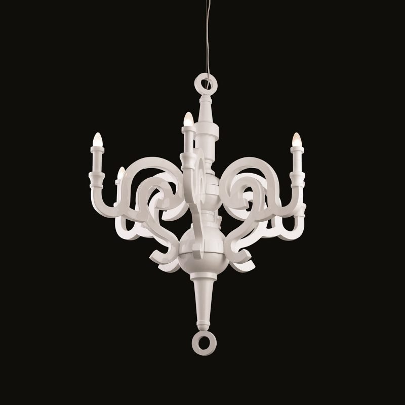 candelabru alb