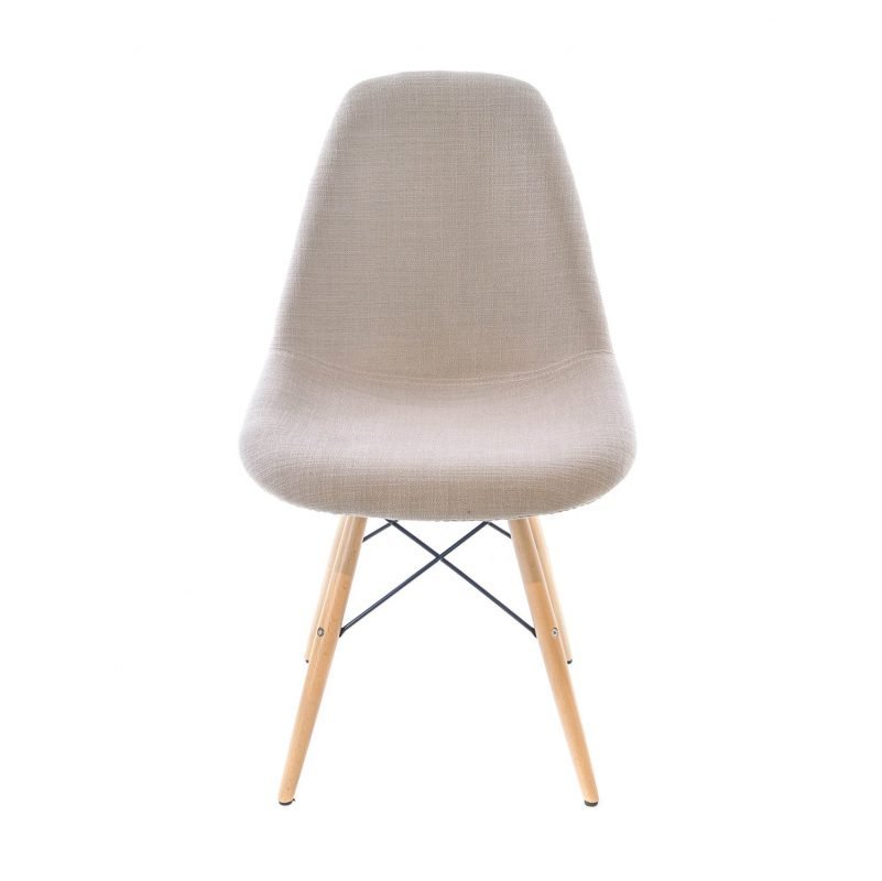 Scaune Scaun gri tapitat textil YORK FABRIC 2 scaun scandinav