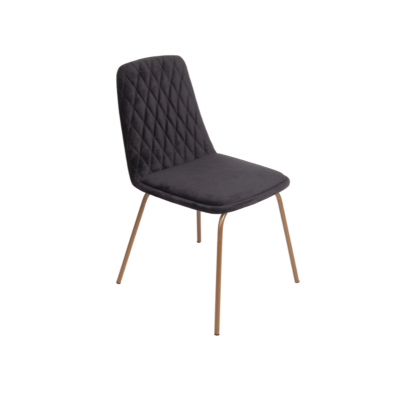 scaun catifea neagra
