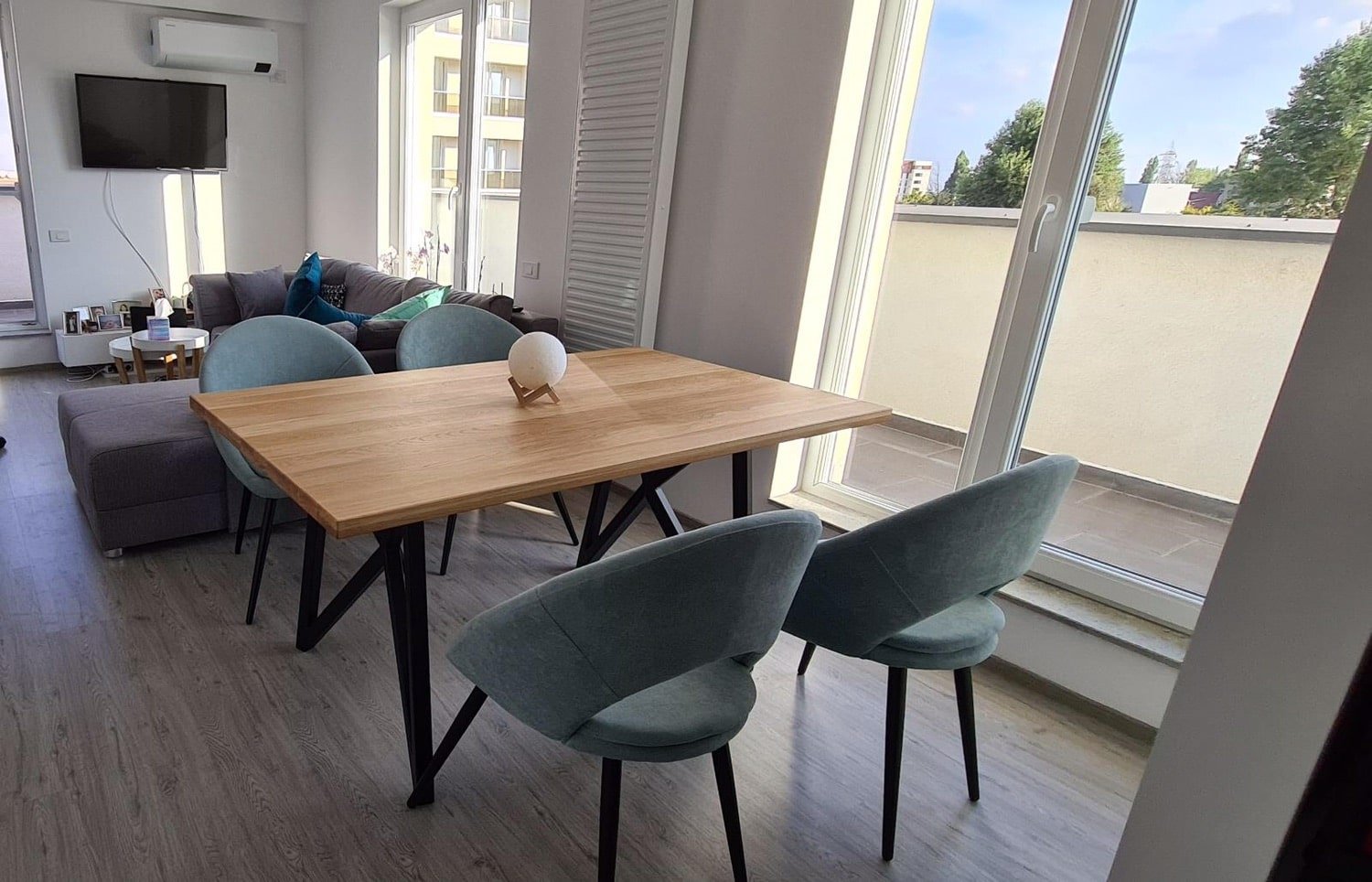 masa living moderna lemn masiv