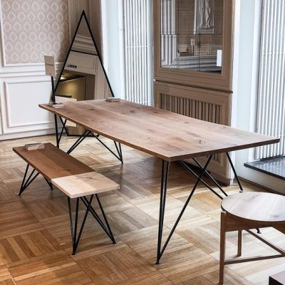 masa scandinava lemn masiv