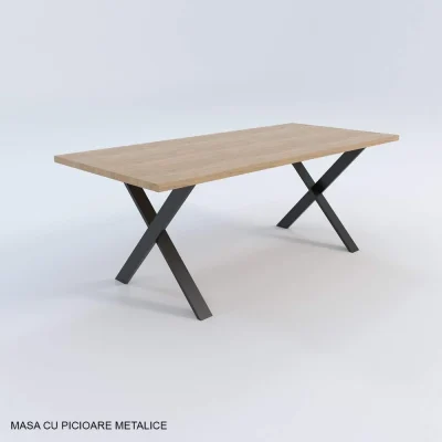 masa cu picioare metalice