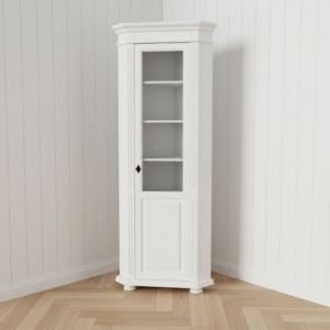 dulap colt cu sticla